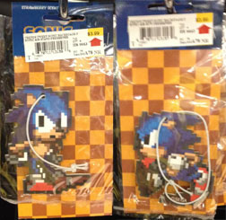 Pixel Sonic 16-bit style air fresheners