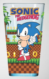 Green Hill Themed Plastic Pint Glass
