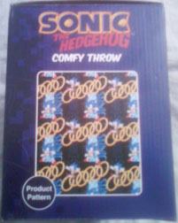 Ring pattern comfy throw