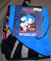 Classic style Run Sonic Fleece Throw
