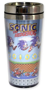 Sega Shop Travel Mug Metal Top Pixel