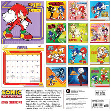 2025 Calendar Back