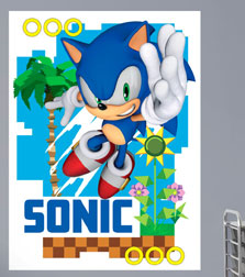 Fathead Large Sonic Decal Wall