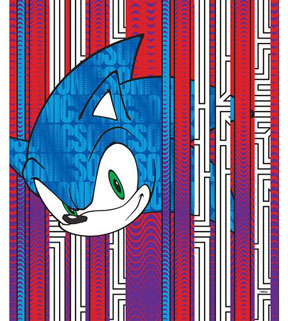 Geometric Sega Shop Sonic Blanket