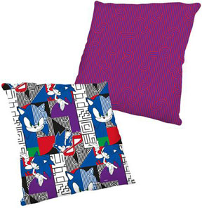 Geometric Sega Shop Sonic Pillow