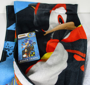 Kohl's Sonic Shadow Beach Towel