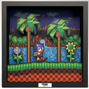 Pixel Frames Impatient Sonic Wall Decor