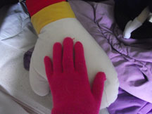 Giant Shadow Plush Hand