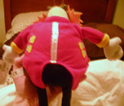 Play by Play Toys Eggman Plush Back