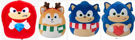 Squishmallows Seasonal 4 Sonic Plushes