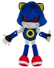 Tomy 12 inch Metal Sonic Plush