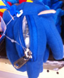 Zipper Pull Plush Zip Top Head