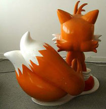 Back of store display fiberglass Tails