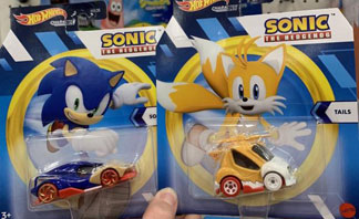 Hotwheels Sonic Tails Cars