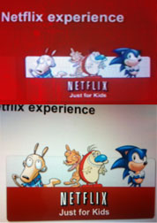Netflix Kids Start Up Screen