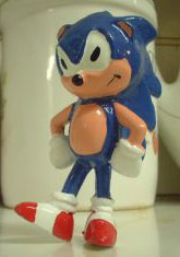 Horrible Metal Scary Sonic Door Stop