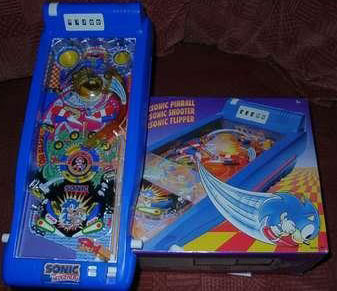 Uncommon Big Sonic Plastic Home Pinball Machine