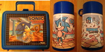 Aladdin Sonic 1 Lunch Box W/Thermos