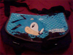 Classic Corroded Checkers Sonic Messenger Bag