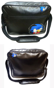 Faux Leather Messenger Bag Thick