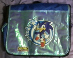 Fan photo shiny messenger bag