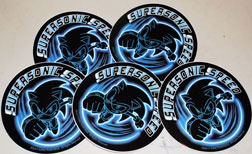 SuperSonic Speed Hot Topic Stickers