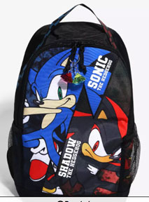 Sonic Shadow Hot Topic Backpack