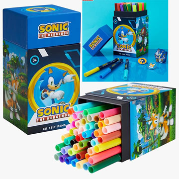 48 Markers Box Sonic Felt Tips