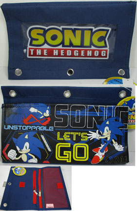 Pencil Case Canvas Sonic