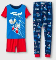 Gotta Go Fast 3 Pc PJ Set
