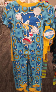 Komar Kids Sonic Rings PJ Set Boys