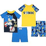 One More Level Kohls 4 Piece Sonic PJ Set