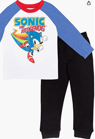 Raglan Retro Sleeve Pants PJ Set