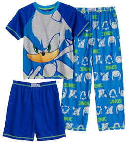 Kohls 3 Piece PJ Set Splash Shade