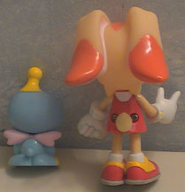 Cream Rabbit Back View Action Figure
