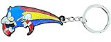 Zen Monkey Rainbow Trail Sonic Keychain