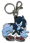 Werehog layered rubber keychain & clip