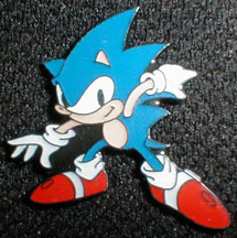Action Pose Metal Pin bootleg