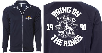 Bring on the Rings Sega Shop Zip Jacket