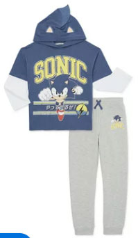 Sporty 2 Piece Character Hood Set WM