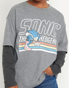 Double Sleeve Old Navy Tee Teens