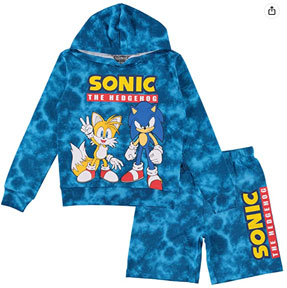 Freeze Hoodie Shorts Set Tie Dye