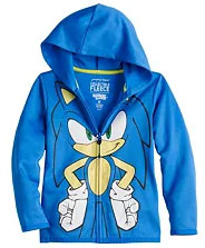 Jumping Beans Zip Front Hood Blue