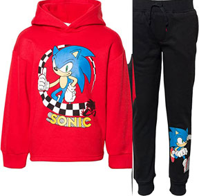 Red Checker Sweat Set Sonic 2 Piece