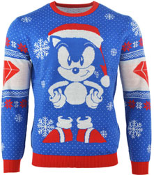 Santa Sonic Tacky Sweater Numskull