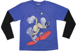 JC Penny Long Sleeve Start Up Sonic Tee