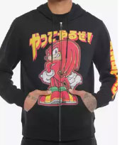 Vintage Style Japan Text Knuckles Sweat Shirt