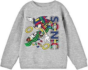 Pop Art Colors Sonic Bio World Sweat Shirt