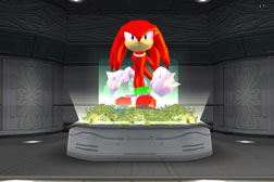 Knuckles on 2nd Floor Statue