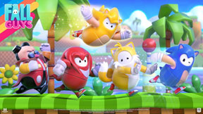 Fall Guys 5 Sonic Suits